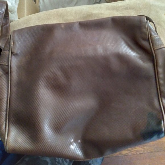 Vintage Brown Satchel  | Size 13"x11" - Picture 6 of 9